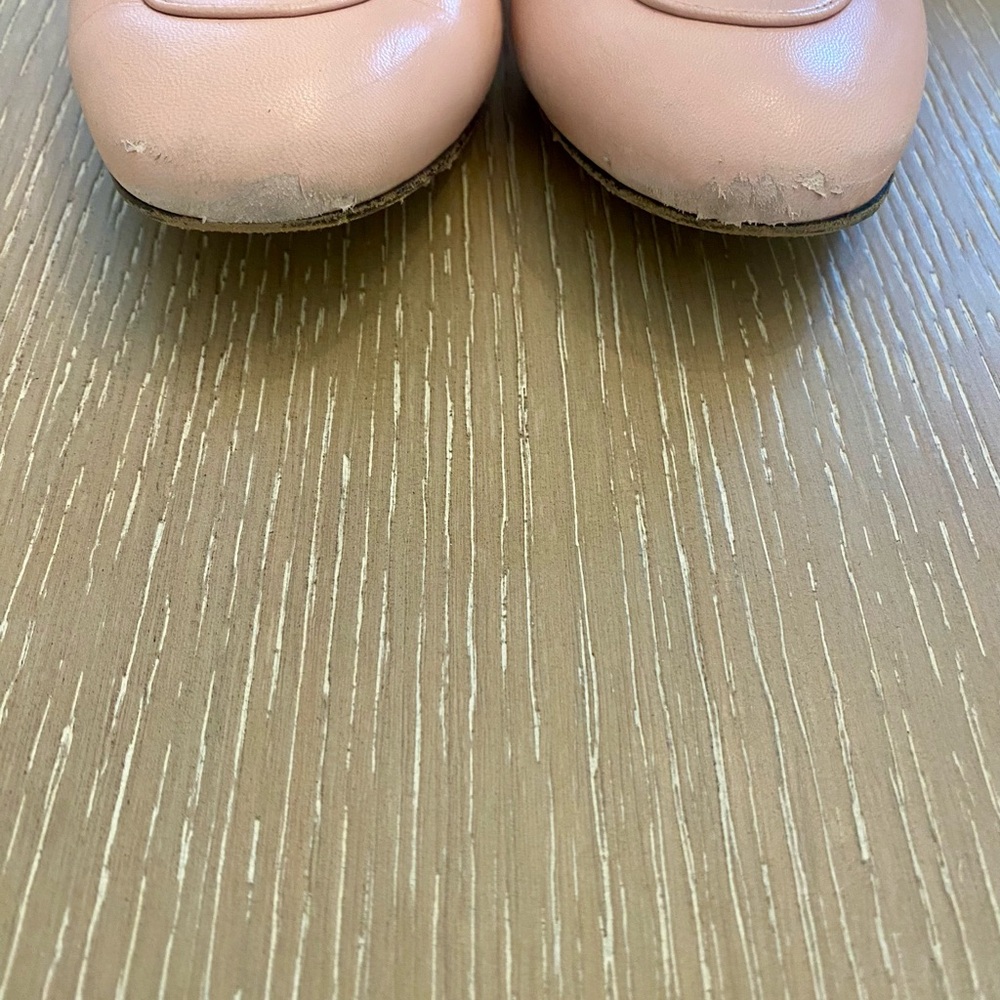 Gucci Princetown Loafer Mules in Pink Leather with Gold Horsebit Hardware - Picture 3 of 5